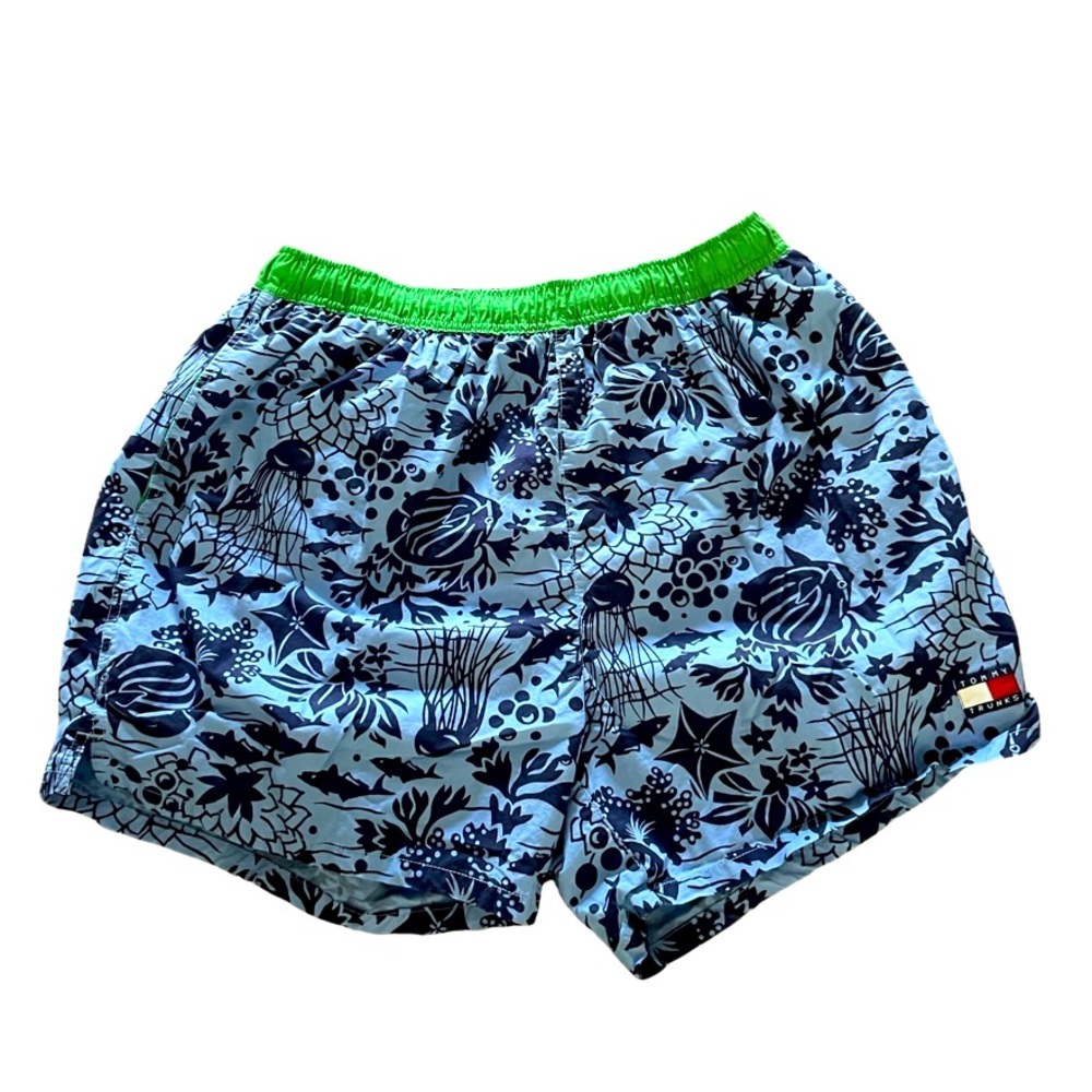 Vintage Tommy Hilfiger Swim Trunks: Men’s Large: 90’s Preppy Style: GUC